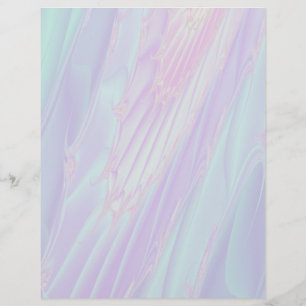 Papier Pastel Motif Fractal - Style Coquille de Mer.