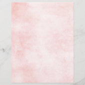Papier Pastel Pink Blush Rose Floral Recette Divider (Dos)