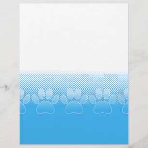 Papier Patrouilles Bleues Et Blancs Avec Arrière - plan D
