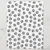 Papier Patrouilles de Doodle, Paws de Chien, Paws de Chat (Dos)