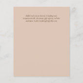 Papier Pays Rustique Photo Gravé Coeur Monogramme Mariage (Dos)