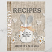 Papier Pays Vintage rustique Personnalisé (Dos)