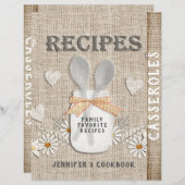 Papier Pays Vintage rustique Personnalisé (Devant / Derrière)