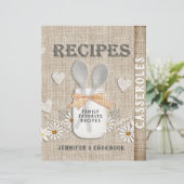 Papier Pays Vintage rustique Personnalisé (Debout devant)