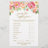 Papier Peach and Pink Peony Guidez le jeu au bon prix (Devant)