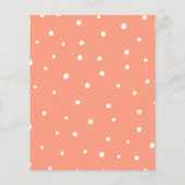 Papier Peach Devinez Le Prix Bon Baby shower Jeu (Dos)