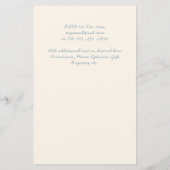 Papier Peach Peonies Sage Floral Budget Mariage (Dos)
