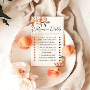 Papier Peach Who Said It Maman ou papa jeu