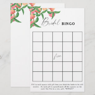 Papier Peaches - Jeux de bingo de douche nuptiale