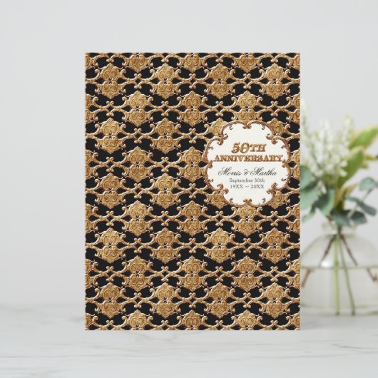 Papier Peacock & Feather Elegant Matching Wedding Program (Debout devant)