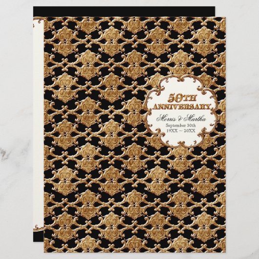 Papier Peacock & Feather Elegant Matching Wedding Program (Devant / Derrière)