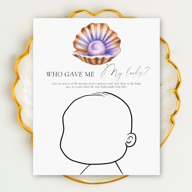 Papier Pearl - Who gave me my looks baby game (Créateur téléchargé)