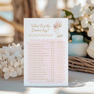 Papier Pearls and Prosecco Qu'est-ce que la Groom a dit J