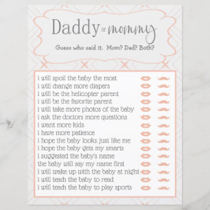 Papier Pêche pastel et géométrique crème Qui a dit ça