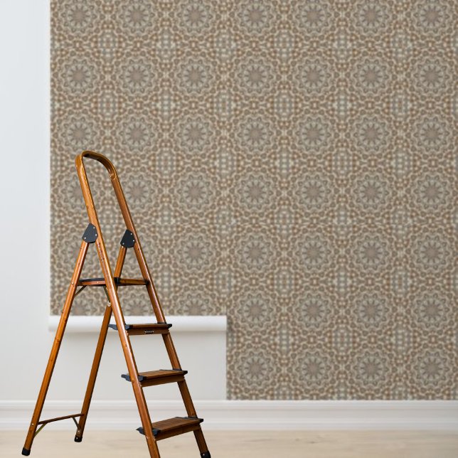 Papier peel et bâton Papier peint gris beige Graph (Peel and Stick Wallpaper Beige Grey Graphiic Wallpaper)