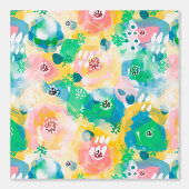 PAPIER PEINT 油絵調のカラフルなシームレスパターン柄 (Recto)