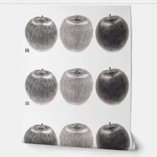 PAPIER PEINT 3個のりんご　横