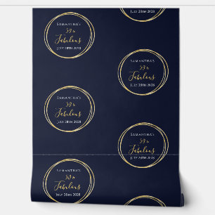 Papier Peint 50e anniversaire Marine Gold 50 Fabuleux