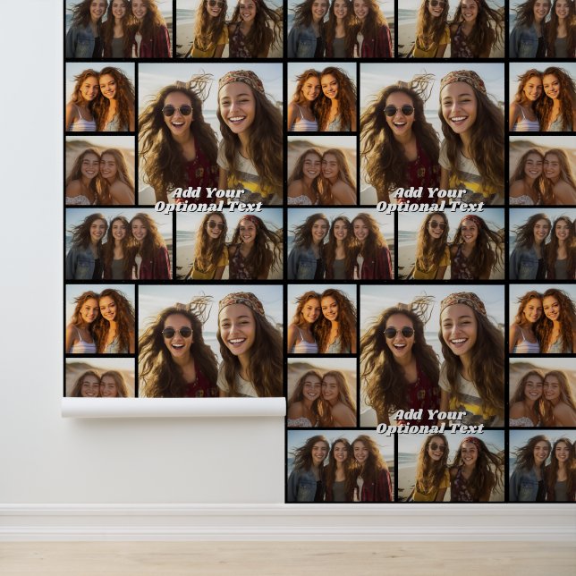 Papier Peint 5 Collage de photos Texte facultatif — PEUT Modifi (Application)
