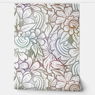 papier peint à fleurs