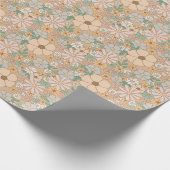 Papier peint à fleurs envelopper cadeau (Coin)