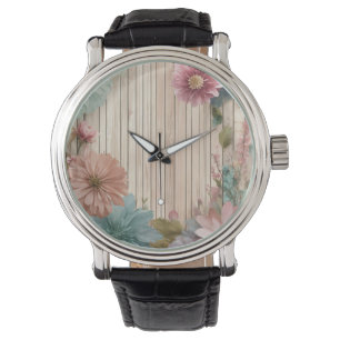 papier peint à fleurs montre unique