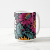 Papier peint à fleurs Mugs & tasses (Devant droit)