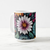 Papier peint à fleurs Mugs & tasses (Devant gauche)