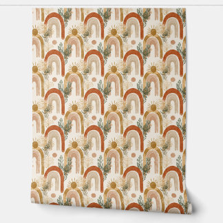 Papier peint à motif bohème personnalisé