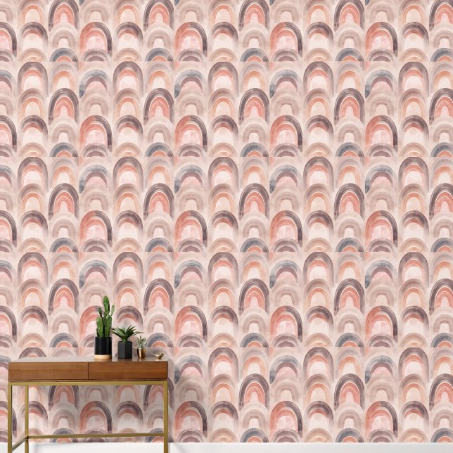 Papier peint à motifs boho (Couloir)