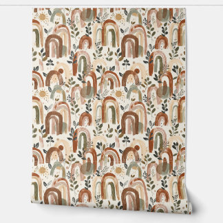 Papier peint à motifs Boho | Amovible