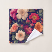 Papier peint à motifs floraux (Gant de toilette)