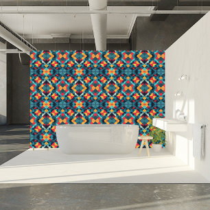 Papier peint à surfaces composées colorées