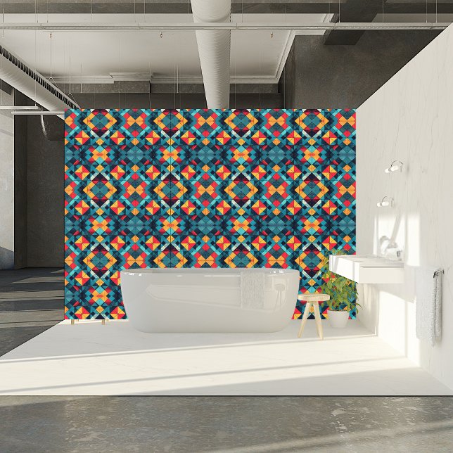 Papier peint à surfaces composées colorées (Créateur téléchargé)