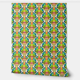 Papier Peint Abstrait coloré art déco moderne look motif