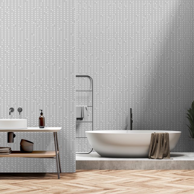 Papier Peint Abstrait Dot Motif moderne (Salle de bain)