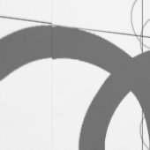 Papier peint Abstrait en noir et blanc (Couture)