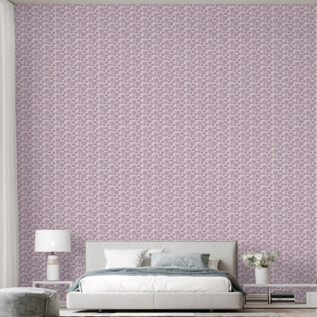 Papier Peint Accentuation de la tête rose (Chambre à coucher)