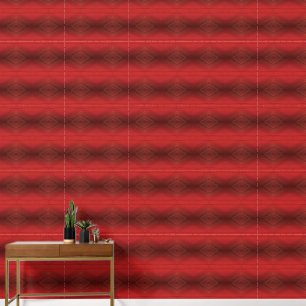 Papier Peint Acceptation Motif de Boho Eclectique Rouge