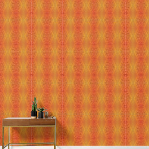 Papier Peint Acceptation   Motif de Shibori rouge orange jaune