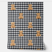 Papier Peint Accueil Teddy Houndstooth, (Déroulement)