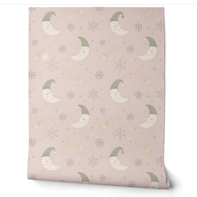 Papier peint adhésif Blush Celestial (Déroulement)