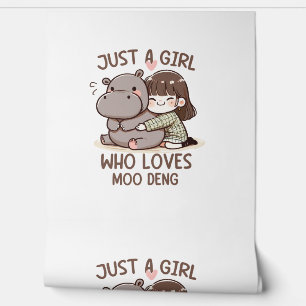 Papier Peint Adorable Baby Hippo, Jus Une Fille Qui Aime Moo De