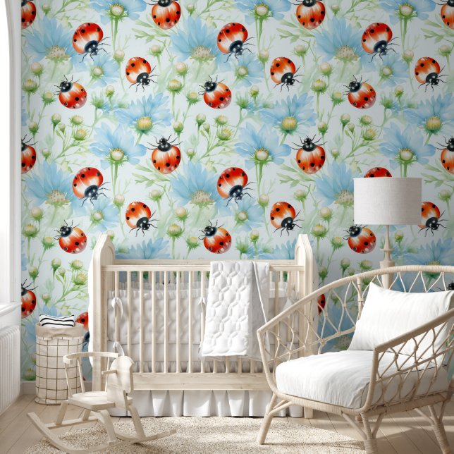 Papier Peint adorable Ladybugs (Enfants)