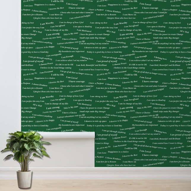 Papier Peint Affirmation positive | Commission de vision d'auto (Créateur téléchargé)
