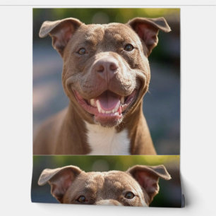 Papier Peint Ajouter une Personnaliser photo Pit Bull