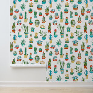 Papier Peint Ajoutez votre nom   Motif Succulent