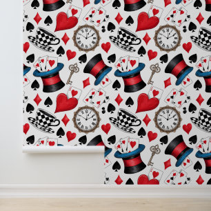 Papier Peint Alice au pays des merveilles Motif