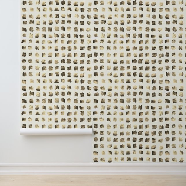 Papier Peint Amusants Abstrait Aquarelle Carré Motif (Application)