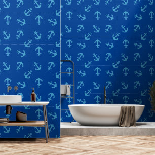 Papier Peint Ancre moderne nautique